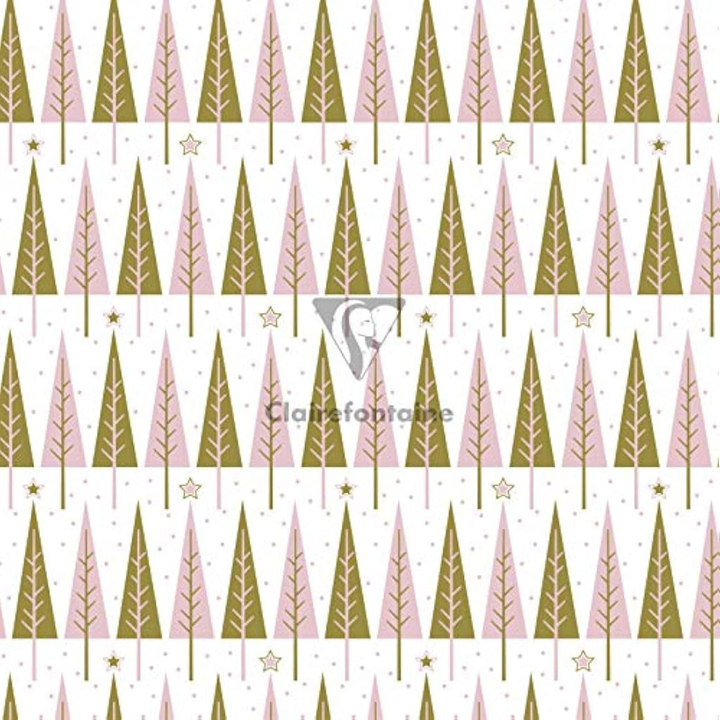 Clairefontaine Excellia Christmas Gift Wrapping Paper - 10 Rolls, 5x0.70m