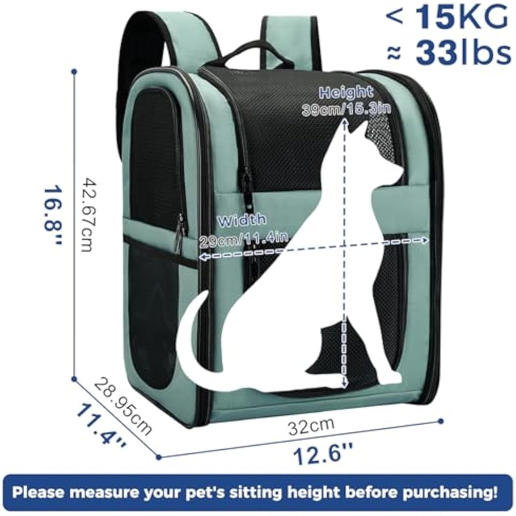 Apollo Walker Pet Carrier – Breathable Mesh Backpack for Cats and Dogs