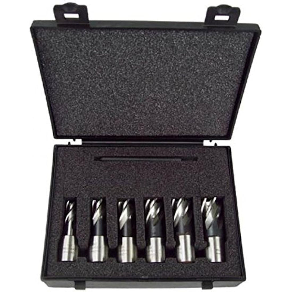 Evolution M2 Steel Magnetic Drilling Cutter Kit - 6 Piece Short Series