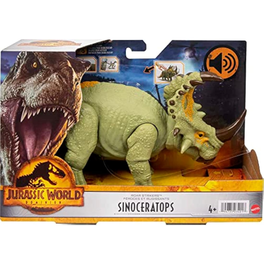 Jurassic World Sinoceratops Dinosaur Action Figure with Roaring Sound
