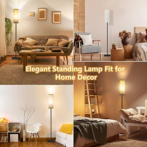 CRLL Modern Floor Lamp – Dimmable LED Standing Lamp with Remote