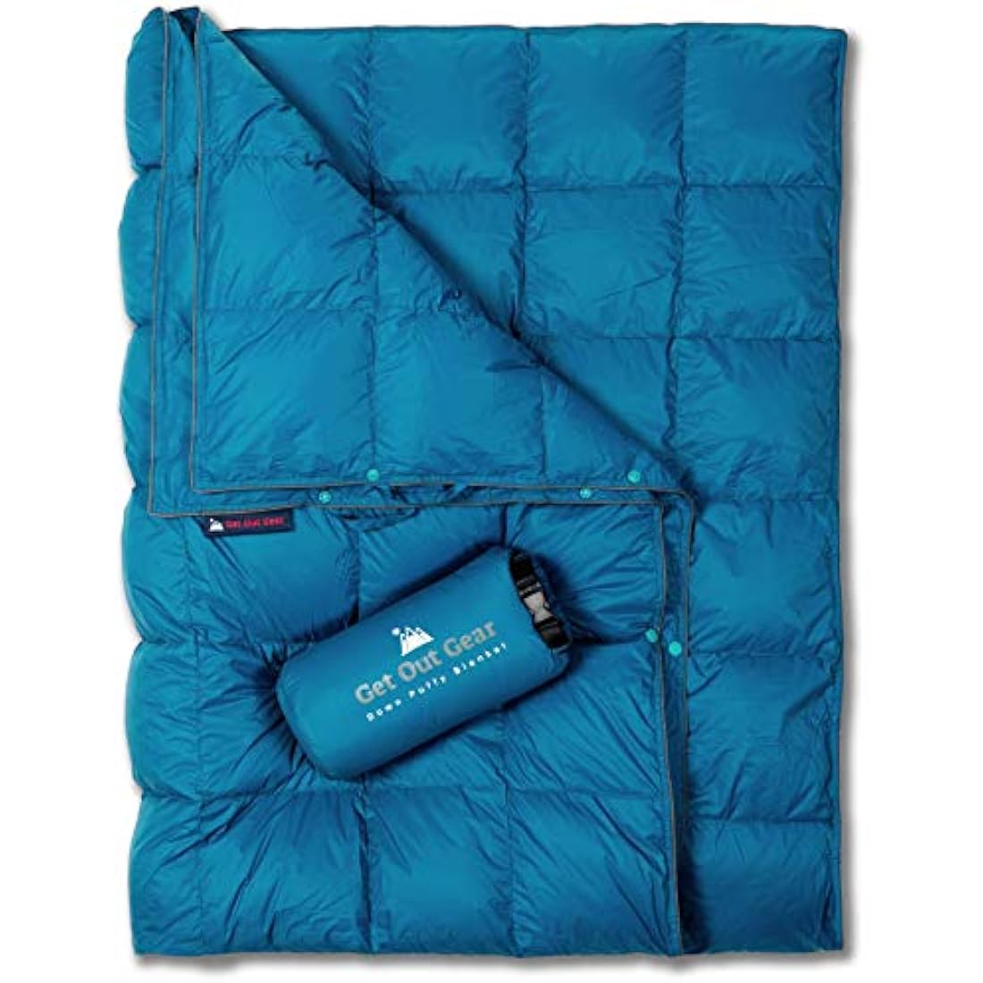 Get Out Gear Down Camping Blanket – 650 Fill Power Packable Poncho