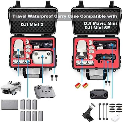 Waterproof Hard Case for DJI Mini 4K/2 SE/Mini SE Drone