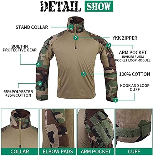 Emersongear Men's Gen3 Tactical Shirt – Quick Dry Airsoft Combat Top