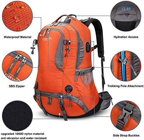 G4Free 50L Hiking Backpack | Waterproof Mountaineering Travel Rucksack
