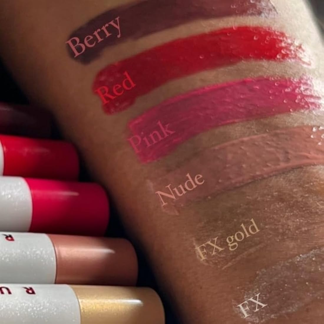 Ruby Hammer Lip Serum Balm Duo – Hydrating Nude and Shimmer FX Tint