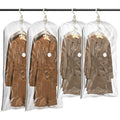 TAILI Hanging Vacuum Storage Bags for Clothes - 4 Pack Closet Organizer