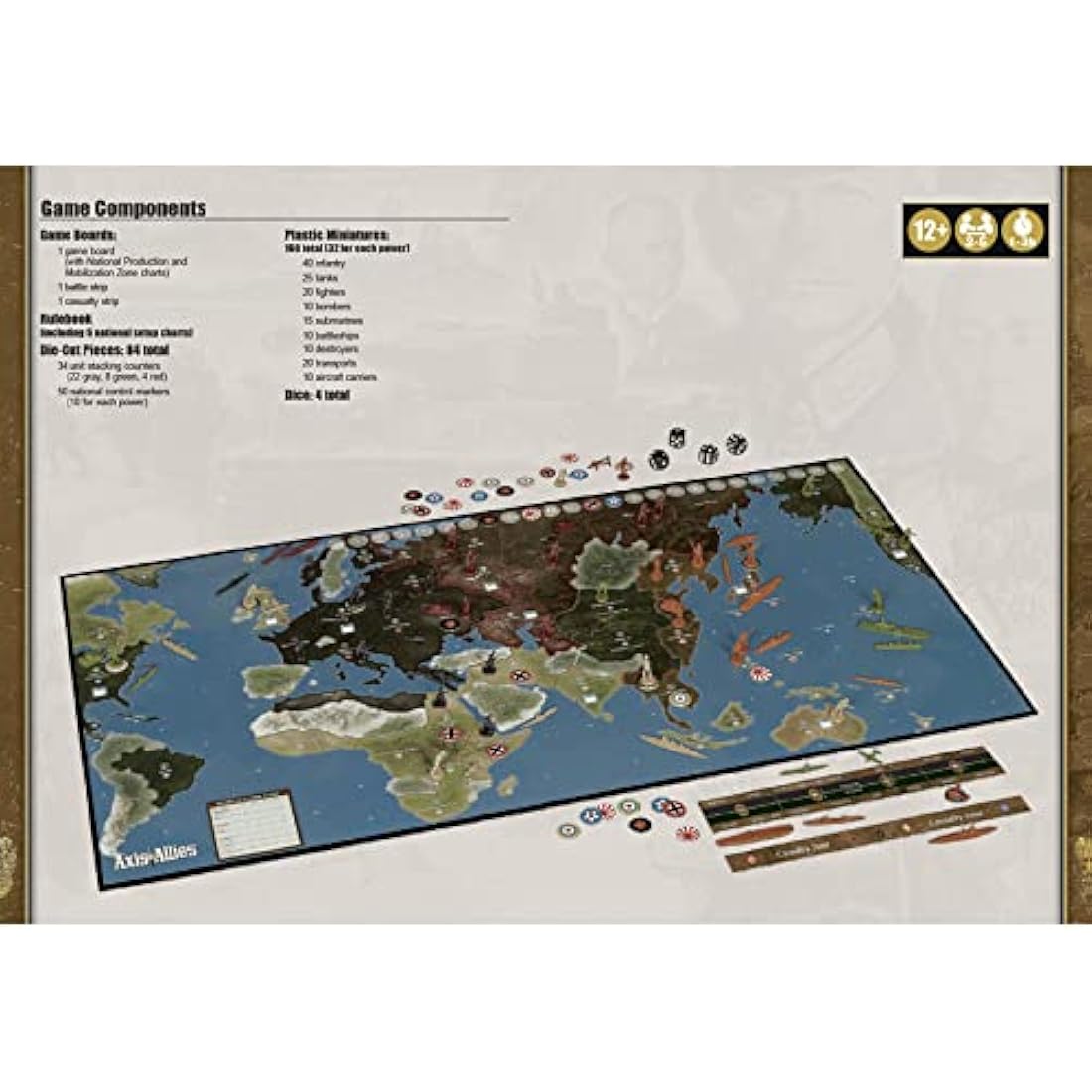 Axis & Allies: 1941 Strategy Board Game by Renegade Game Studios
