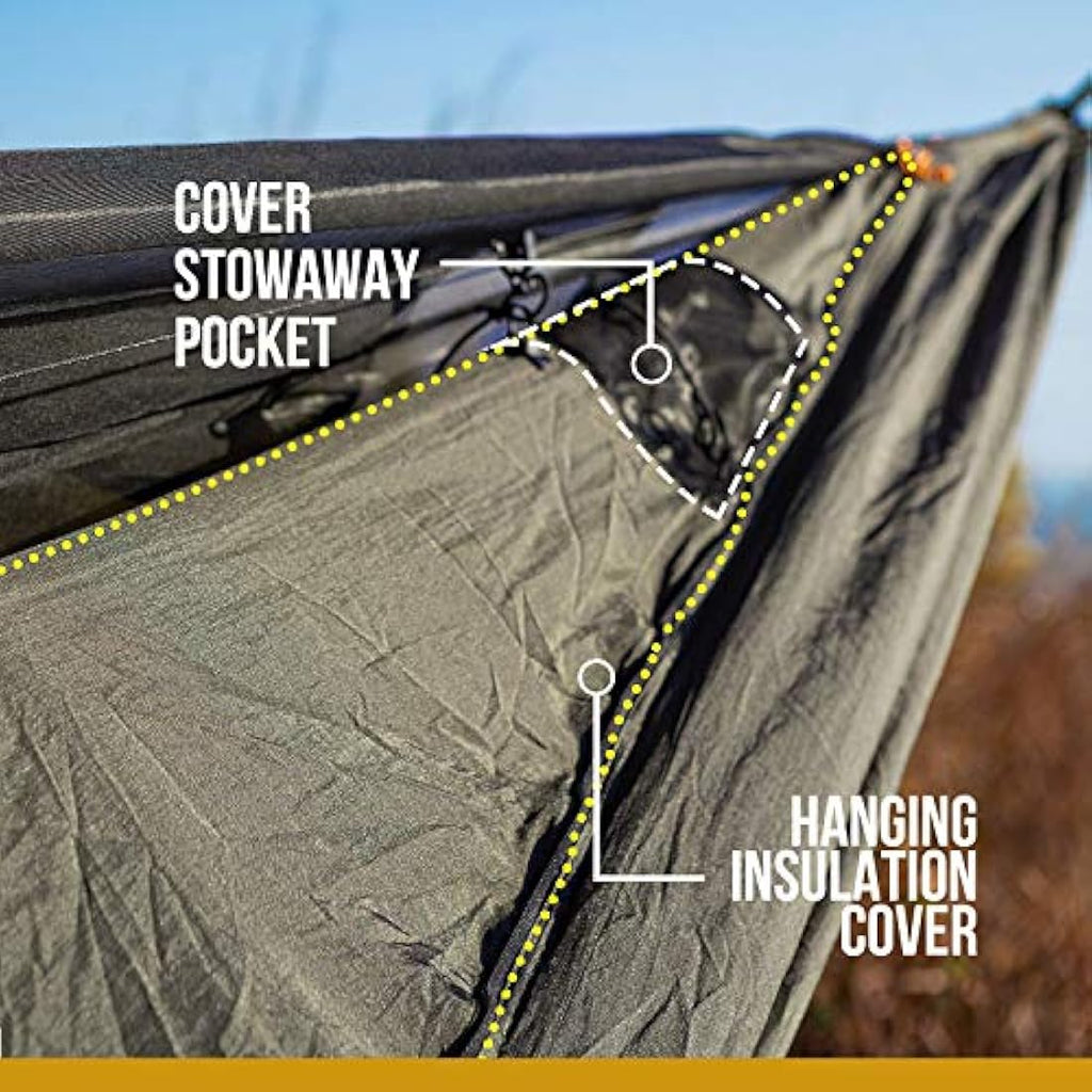 OneTigris KOMPOUND Camping Hammock with Mosquito Net & Cover – OD Green