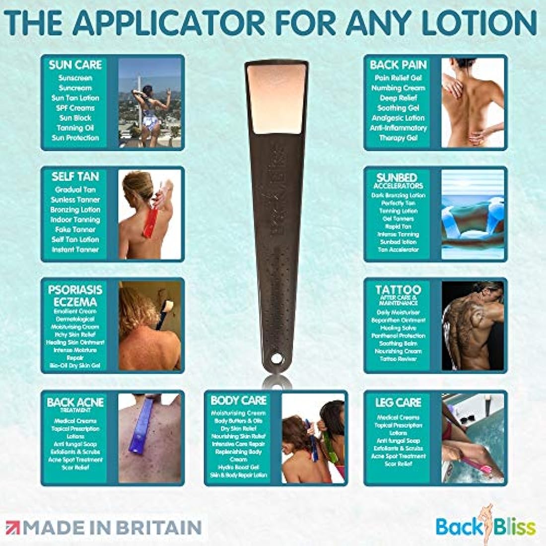 Back Bliss Lotion Applicator & Back Scratcher Set | Jolof Store – 2 Pack
