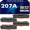 Jolof Store 207A 207X Toner Cartridge 4-Pack for HP Color LaserJet M283fdw