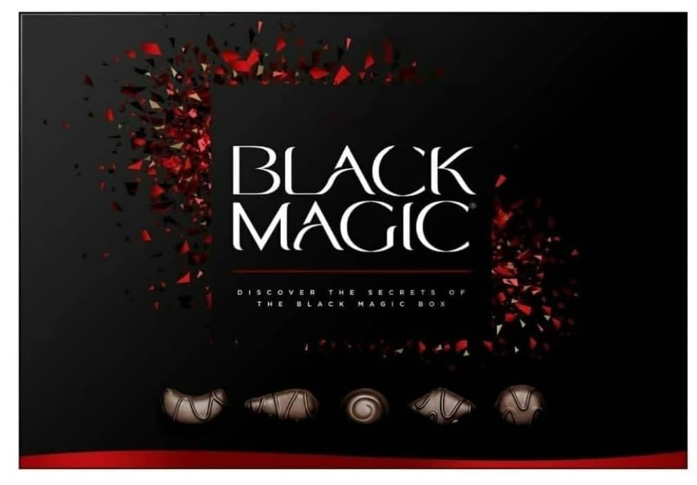 Black Magic Dark Chocolate Box – 348g Assorted Gourmet Gift Set