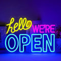 Ineonlife Dimmable LED Open Neon Sign – USB Powered Wall Decor for Shops