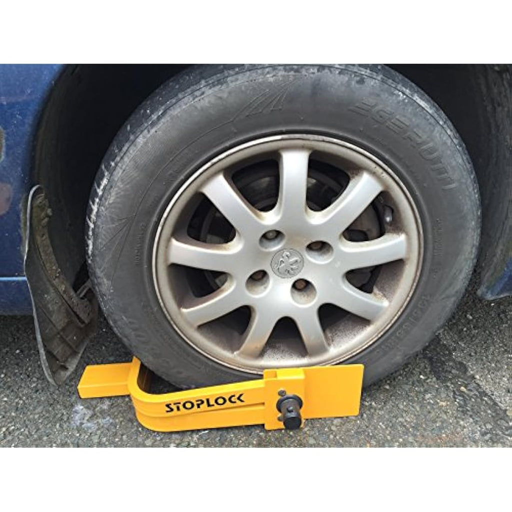 XtremeAuto Heavy Duty Wheel Clamp Lock for Car, Caravan & Van (13-15")