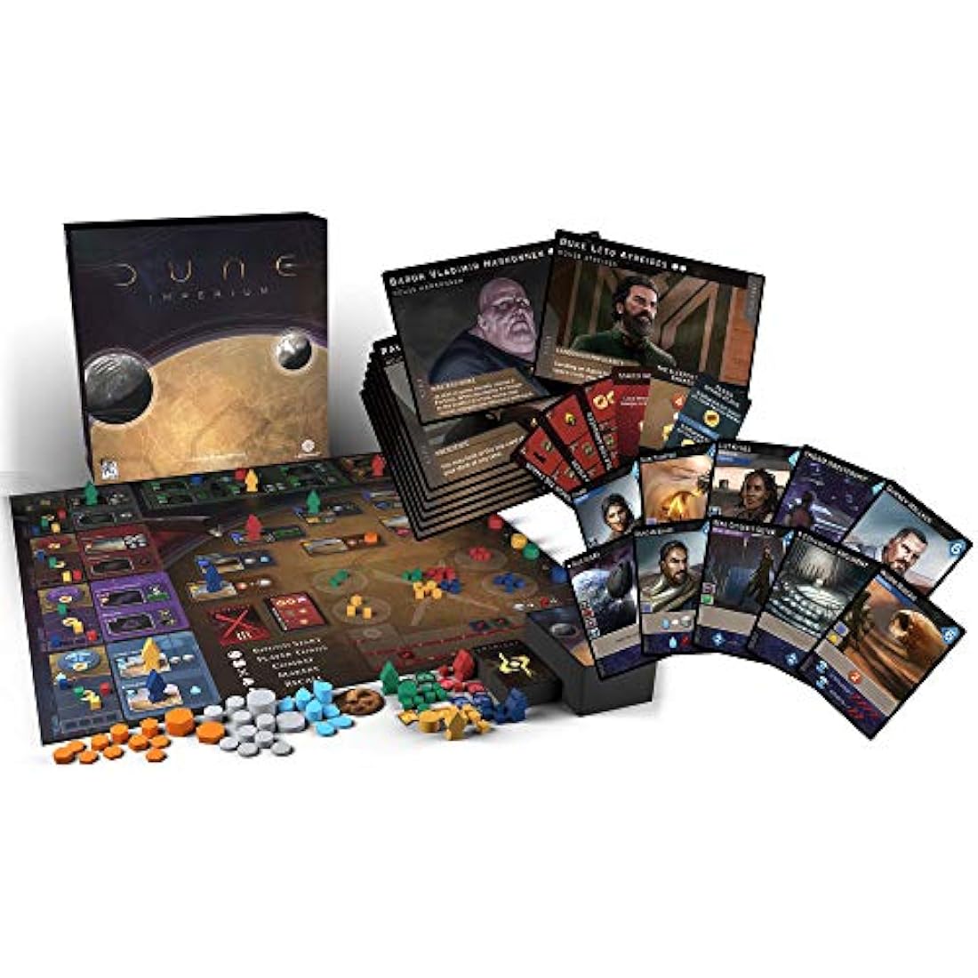 Dire Wolf Dune: Imperium Board Game – Strategy Deck Building Game