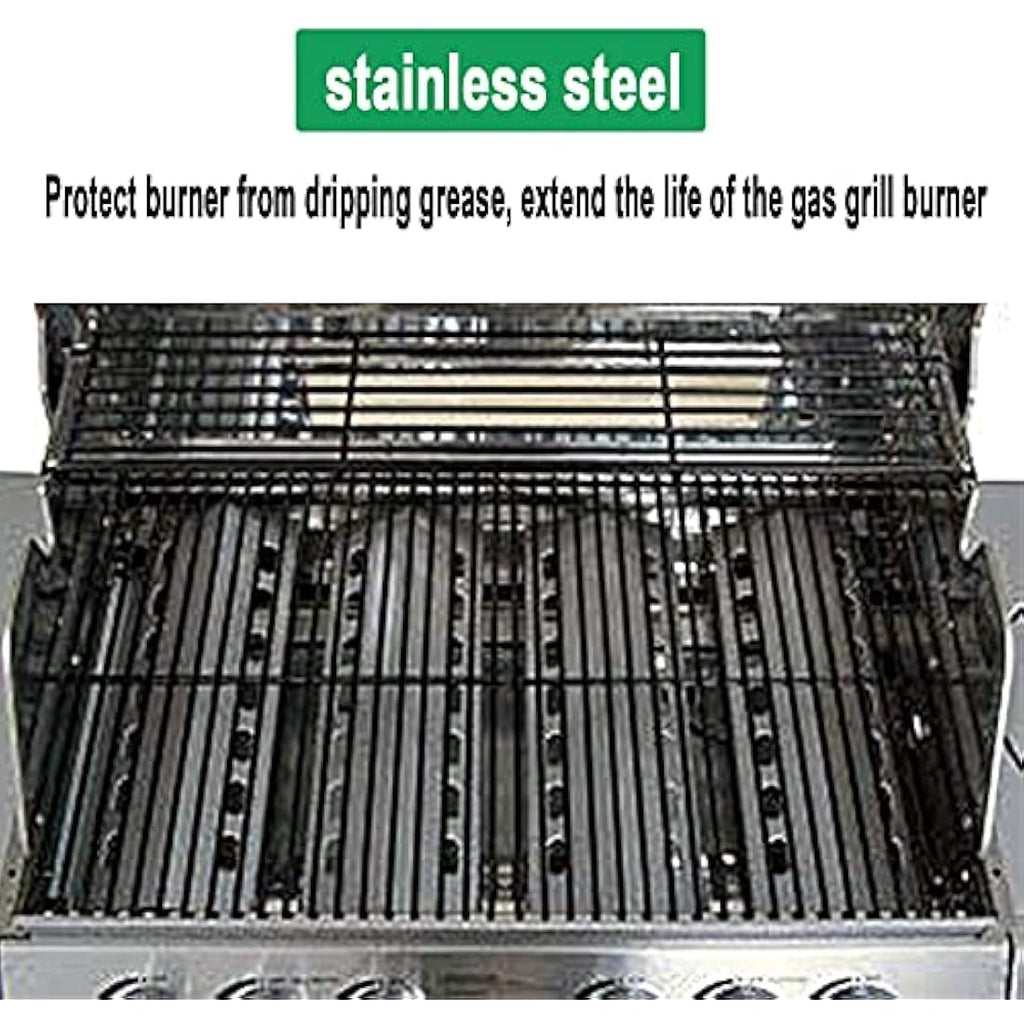 Stainless Steel Grill Flavorizer Bars - 3-Pack Heat Shield