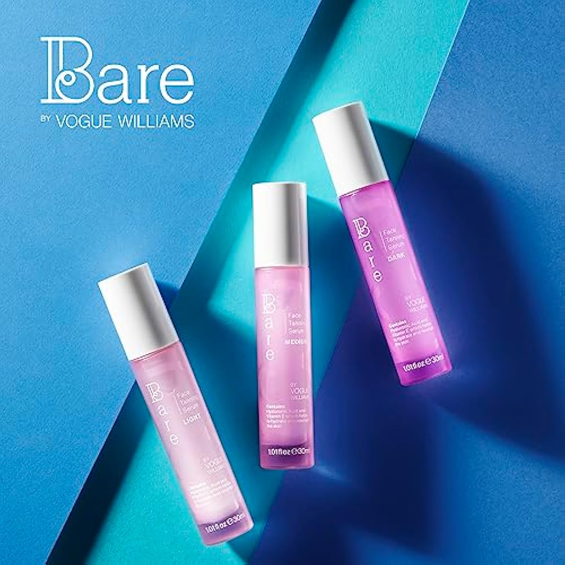 Bare by Vogue Dark Face Tanning Serum – Hydrating Self Tan (30ml)