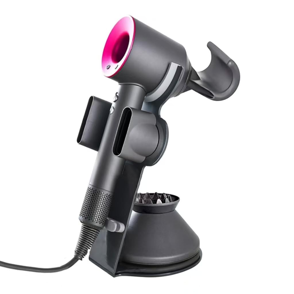 Foho Hair Dryer Stand for Dyson Supersonic | Aluminum Magnetic Holder