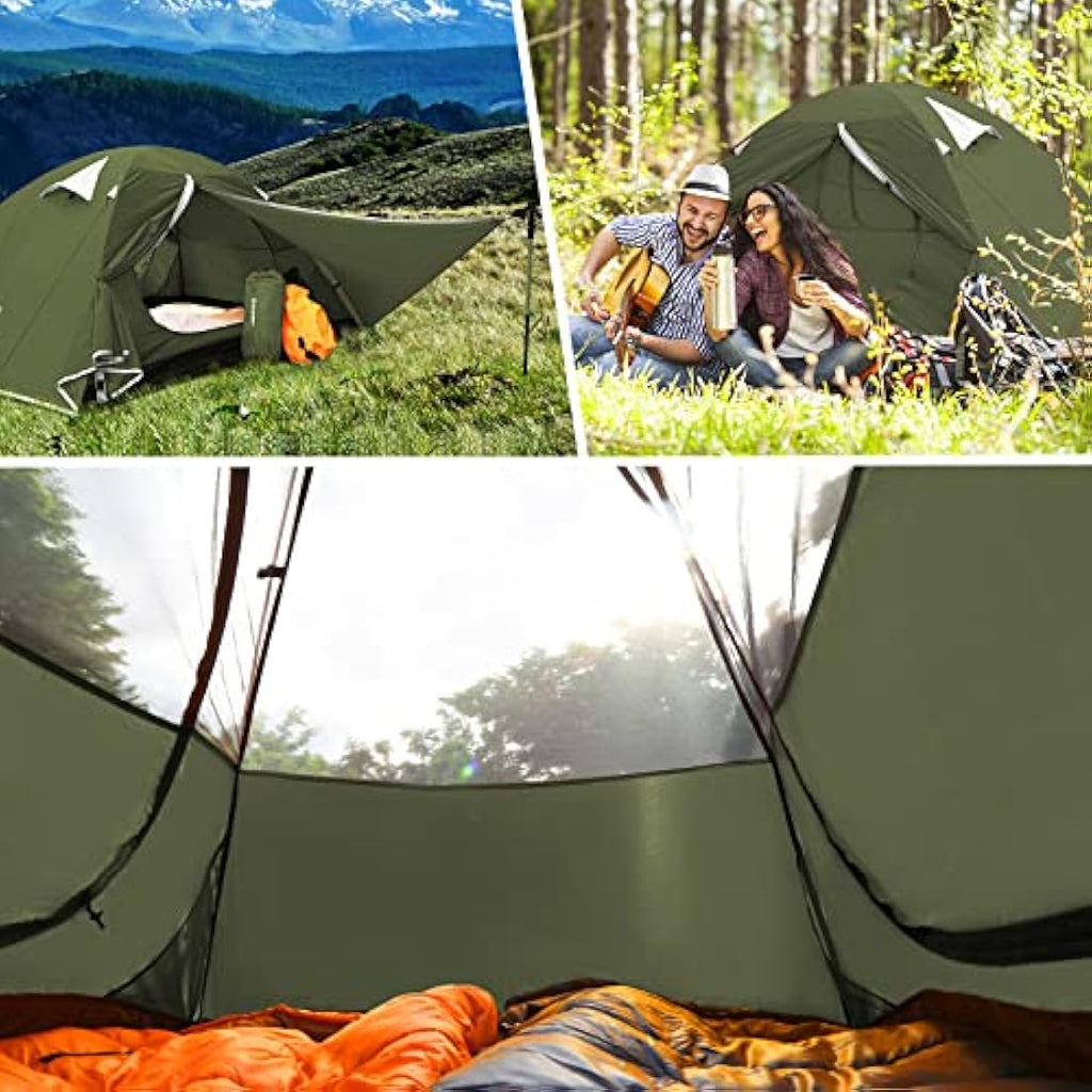 Bessport 2-Person Ultralight Backpacking Tent | Waterproof Dome Tent