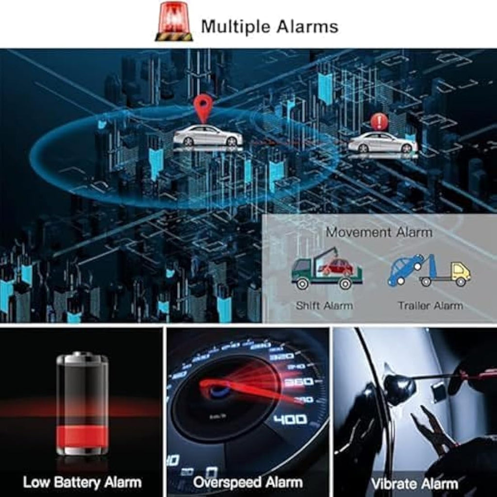 Winnes 4G Magnetic GPS Tracker – 150-Day Standby Anti-Theft Car Locator