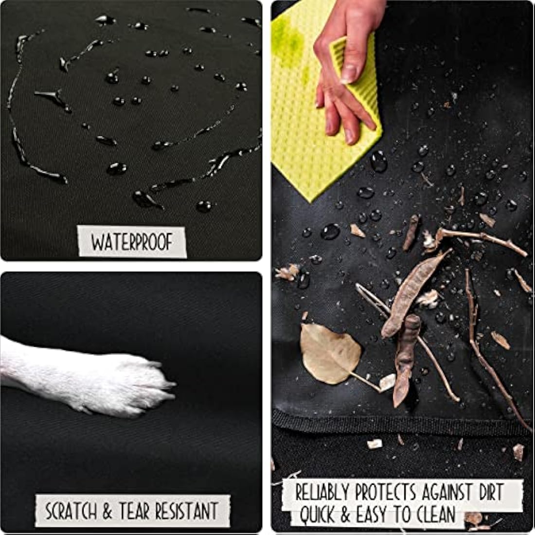 Rudelkönig Car Boot Protector for Dogs – Water Repellent Trunk Liner