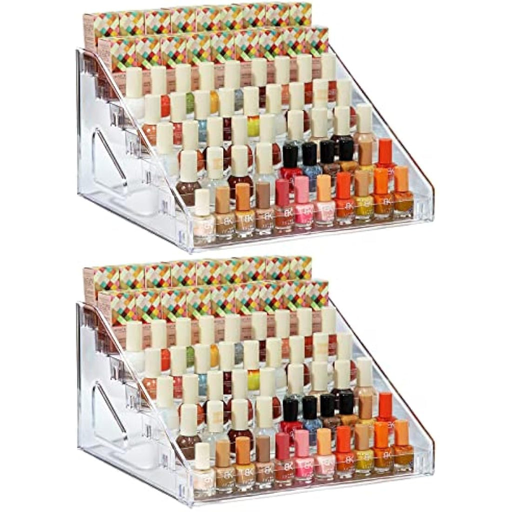 Acrylic Nail Polish Organizer – 7-Tier 168 Bottle Display Rack