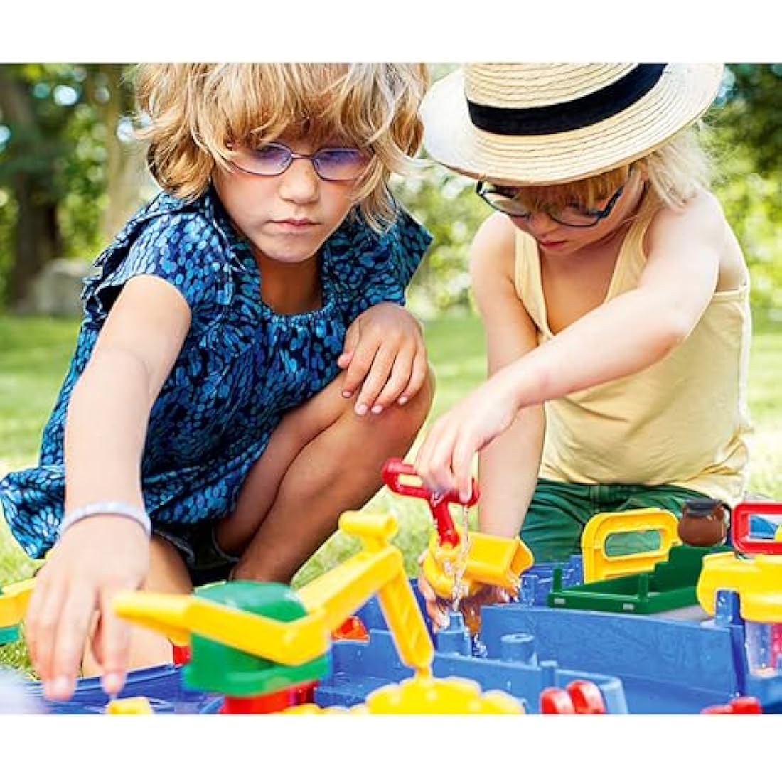 BIG AquaPlay AmphieWorld Waterway Set | 79-Piece Outdoor Water Toy