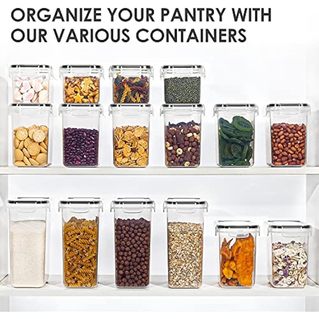 Vtopmart 24-Piece Airtight Food Storage Containers | BPA-Free Plastic