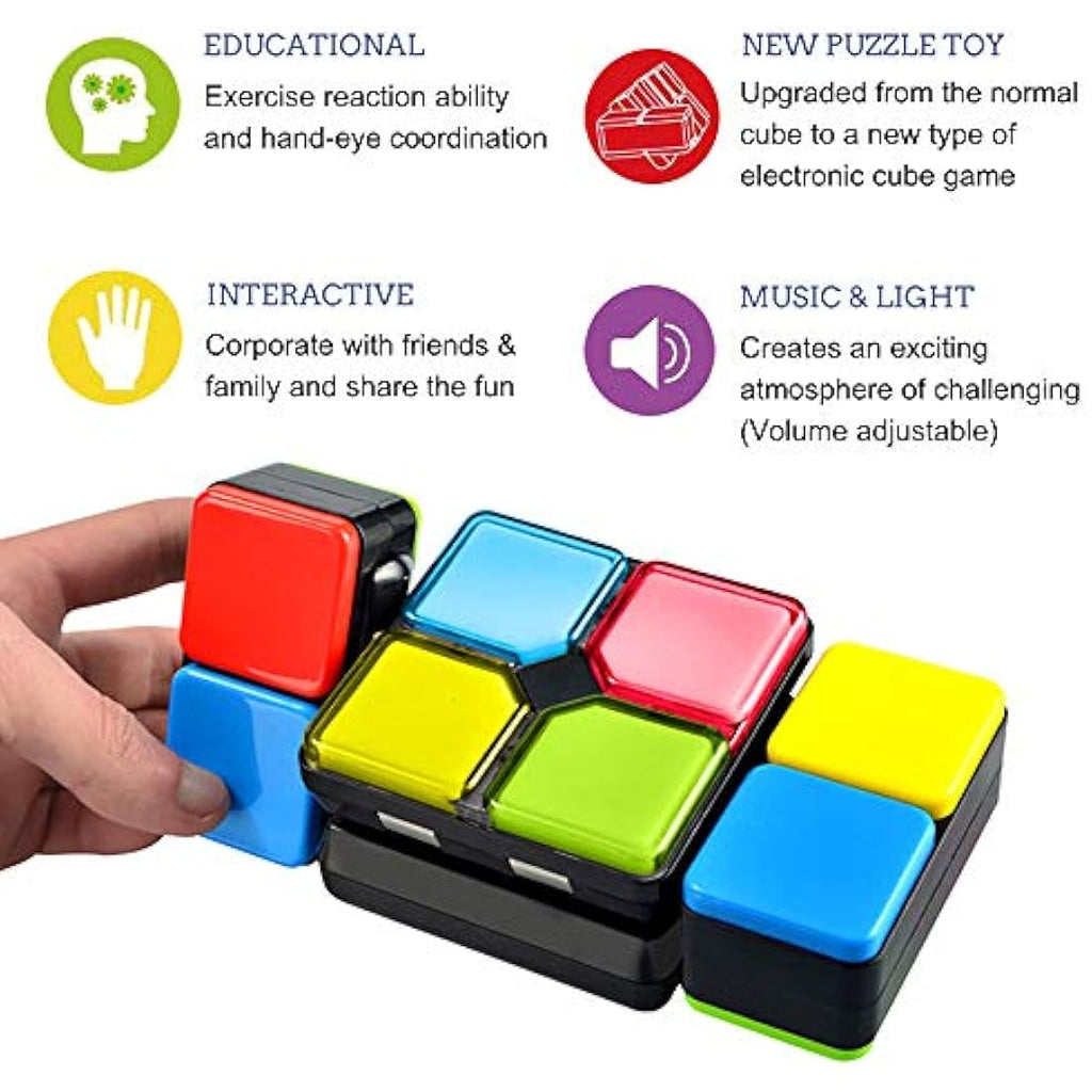 Jolof Store Electronic Music Magic Cube – 4-Mode Educational Puzzle Toy