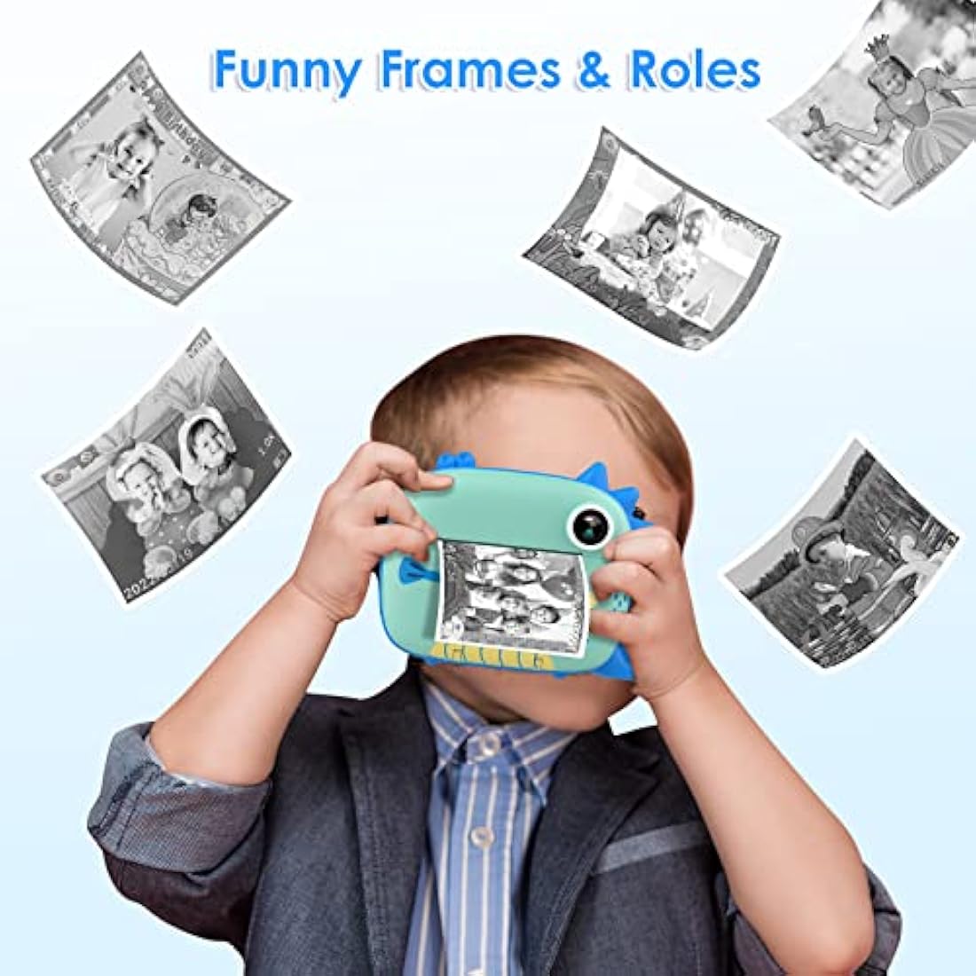 HiMont Kids Instant Print Camera | 20MP Digital Selfie Camera with 32GB Card