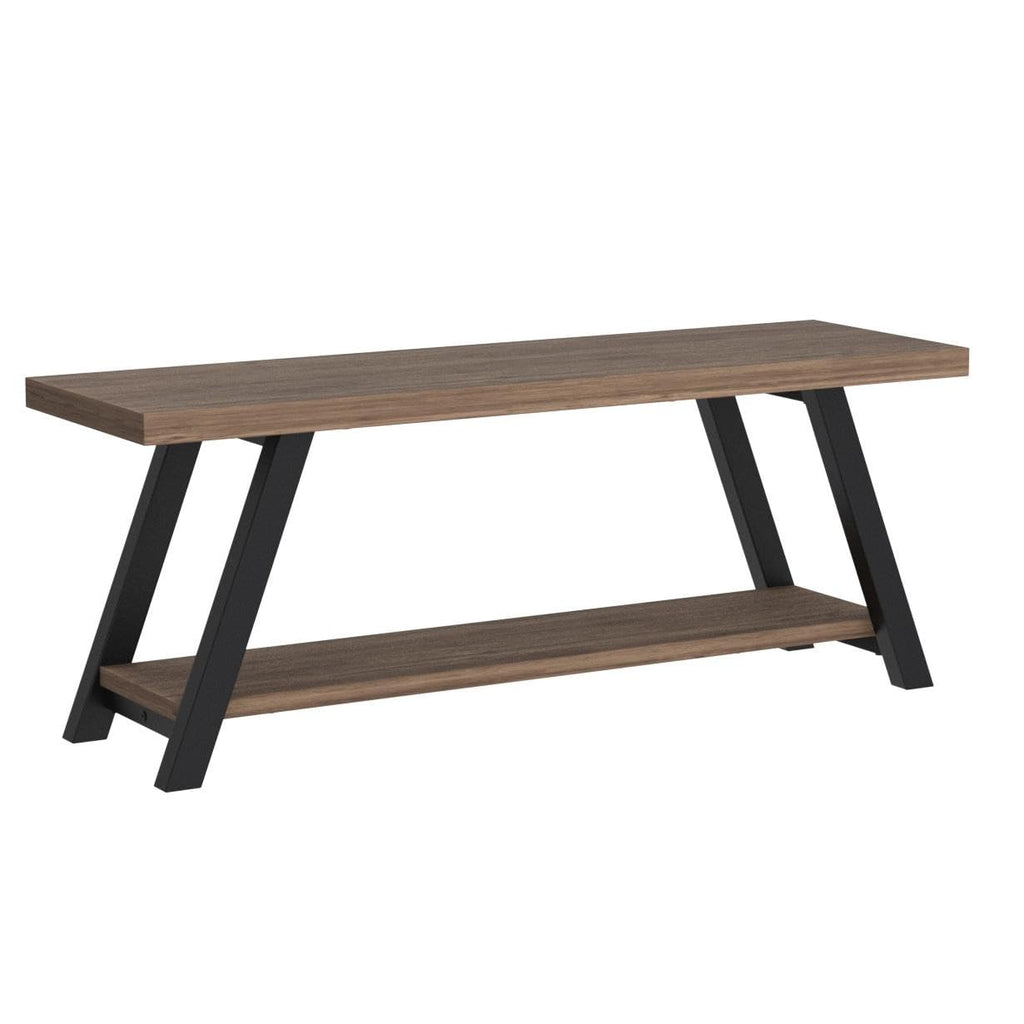 LVB Shoe Storage Bench Entryway Benches for Hallway 120cm Rustic Oak - image 4