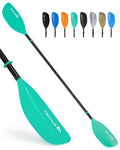 Abahub Adjustable Kayak Paddle | 210-230cm Aluminum Oar | Mint Green