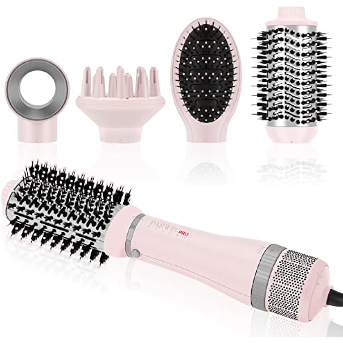 4-in-1 Hair Dryer Brush Set | Ionic Hot Air Styler - Pink