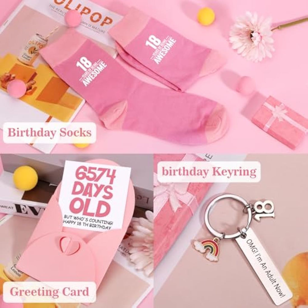 18th Birthday Gift Basket for Girls – 10pc Spa Pamper Box