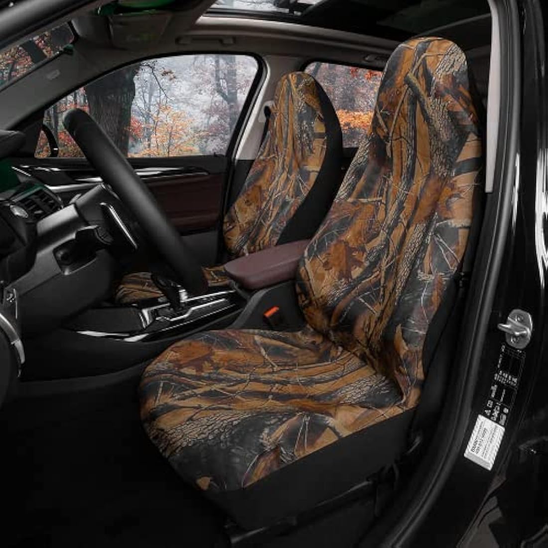 Jolof Store Camo Universal Front Car Seat Covers | Waterproof 600D Oxford