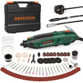 DEPSTECH 200W Rotary Tool Kit | 6-Speed 128pcs Set with Keyless Chuck
