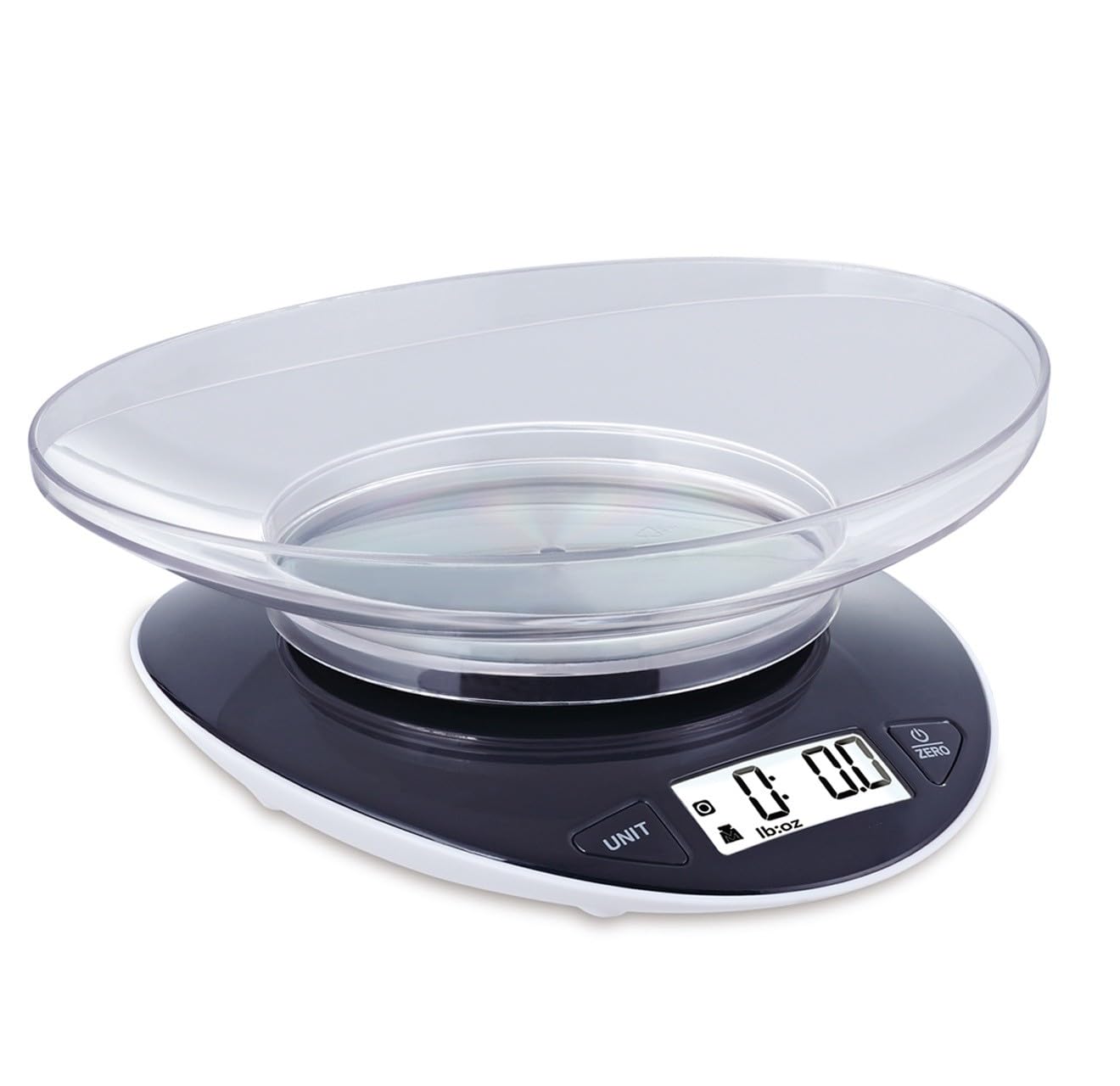 Digital Kitchen Food Scale with Bowl and LCD Display
