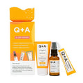 Q+A Glow Heroes Skincare Giftset | Vitamin C Brightening Trio - 3-Piece Kit
