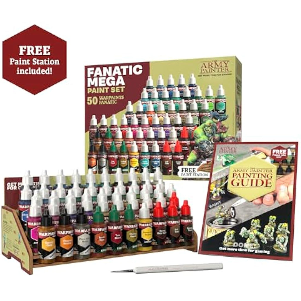 The Army Painter Warpaints Fanatic Mega Set - 50 Miniature Paints