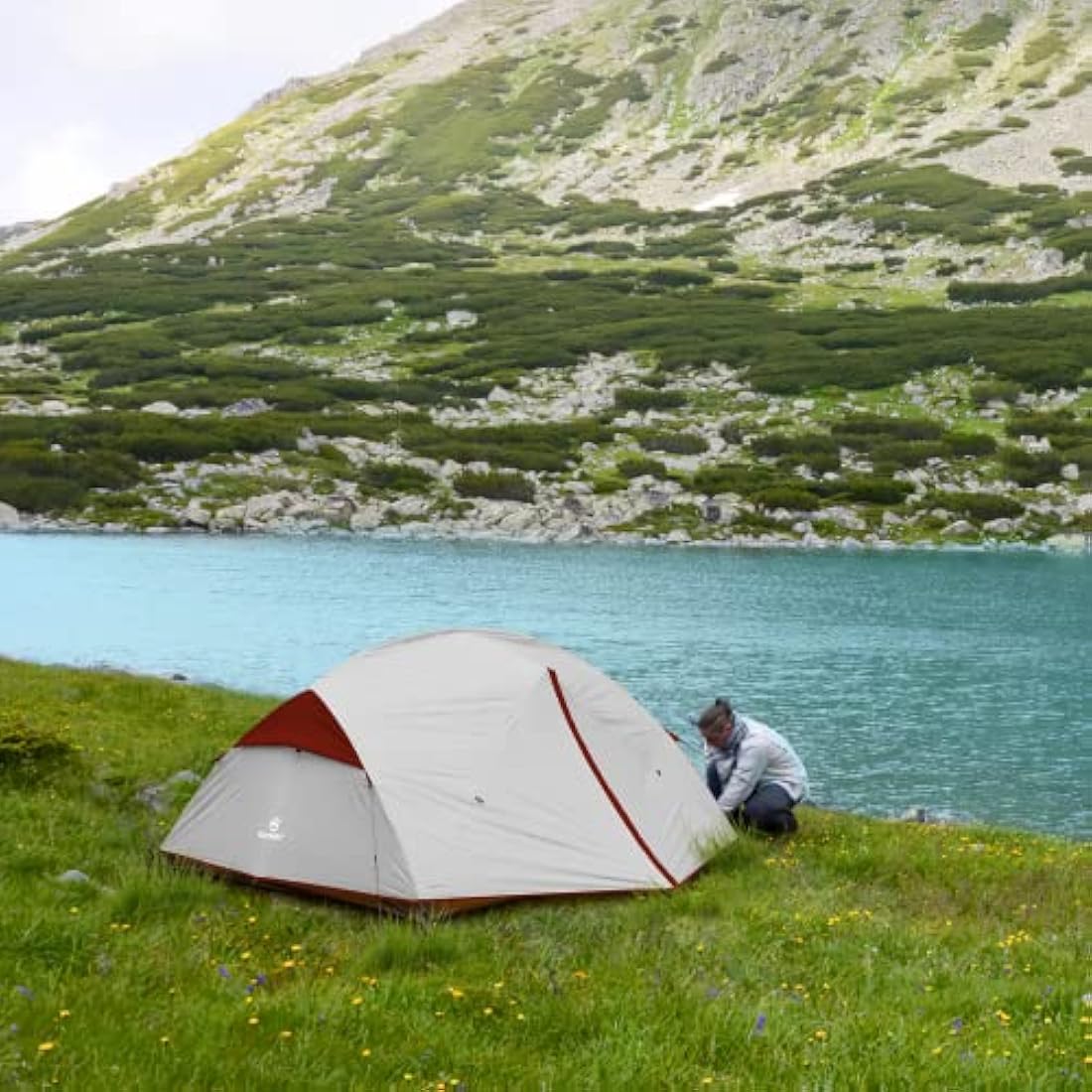 Bessport 2-Person Waterproof Dome Tent – 4-Season Ultralight Camping Tent