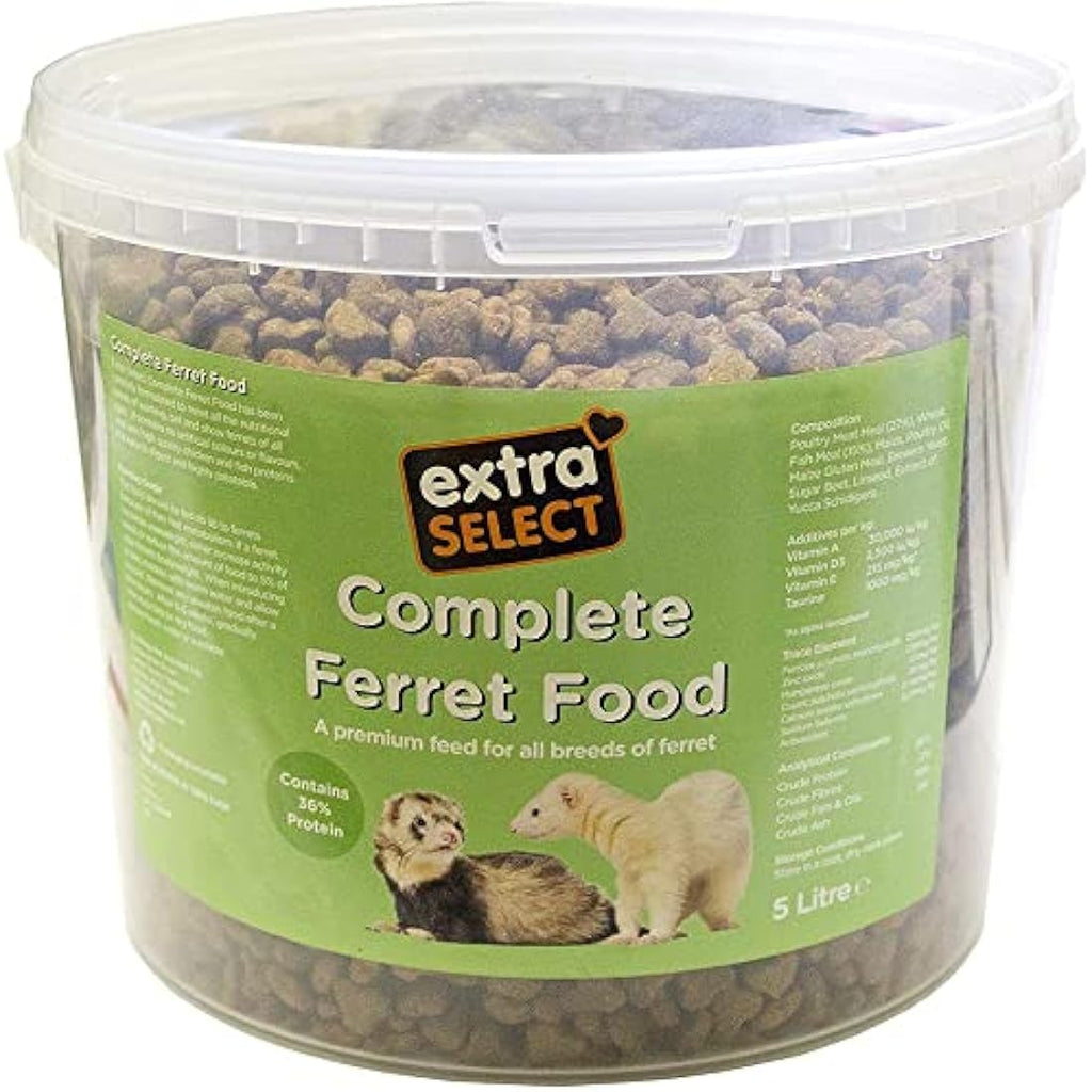 Extra Select High Protein Ferret Food | Premium Dry Kibble - 5L
