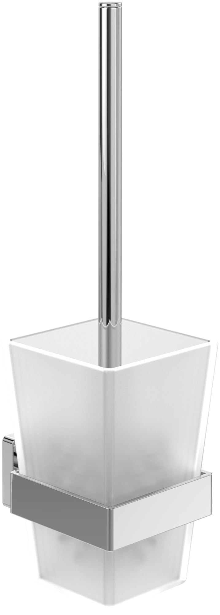 Villeroy & Boch Toilettenbürstengarnitur – Messing & Glas Wandmontage