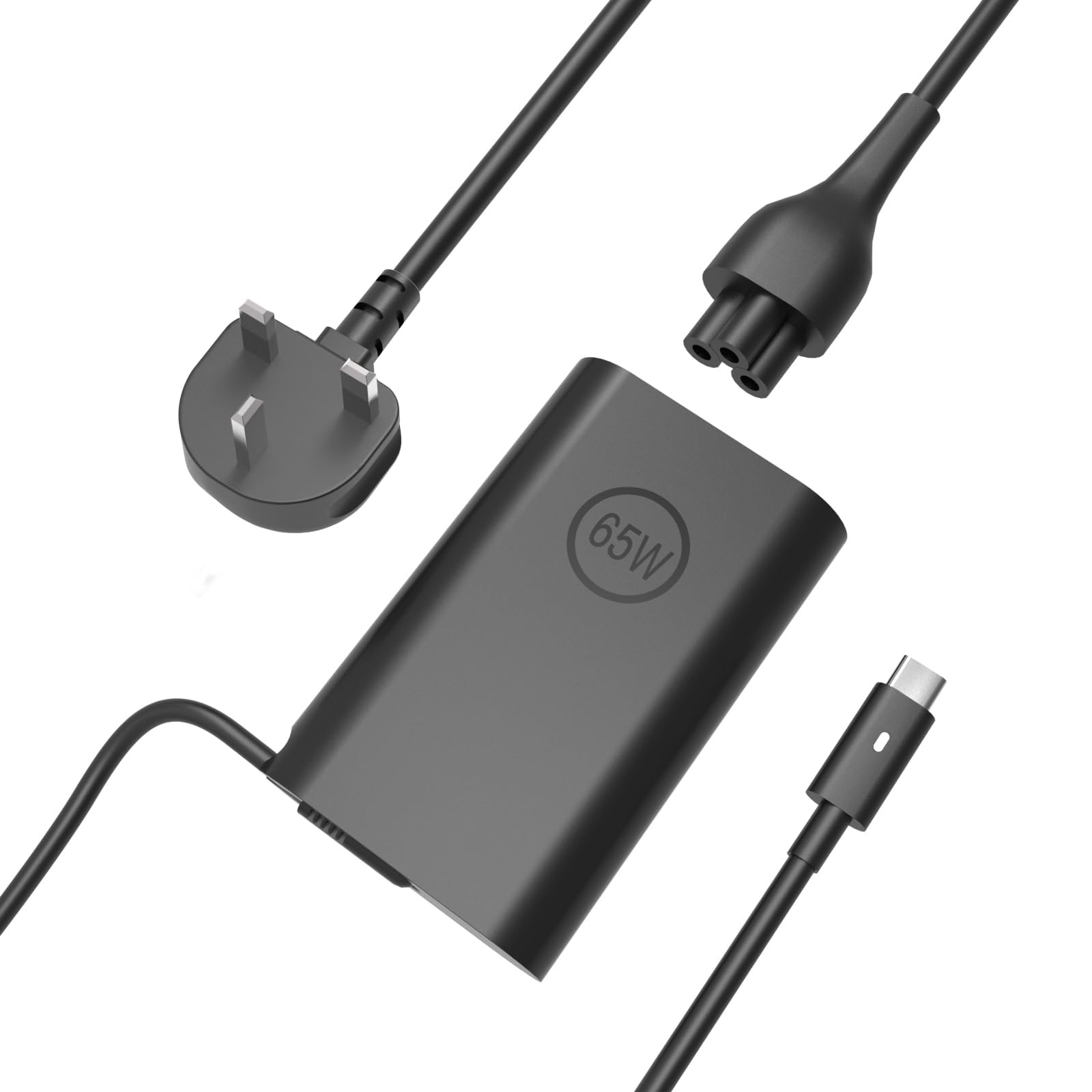 Byprlvps 65W USB C Laptop Charger for Dell Latitude and XPS Series