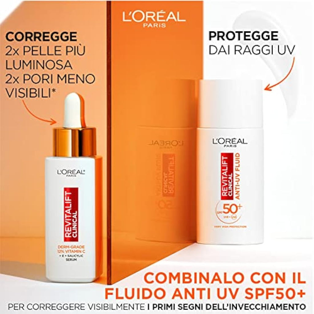 L'Oréal Paris Revitalift Vitamin C Serum - Anti-Ageing Face Kit (2x30ml)