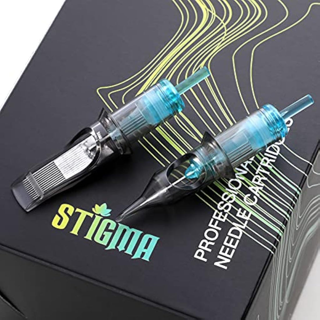 STIGMA 50Pcs Tattoo Cartridge Needles | Mixed Bugpin Round Liner & Shader