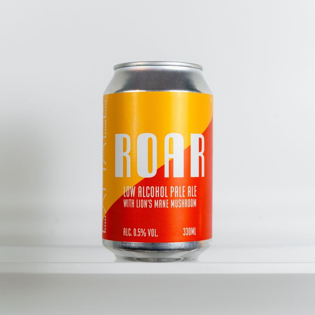 Exhale Roar Alcohol-Free IPA with Lion's Mane - 330ml x 12 Cans