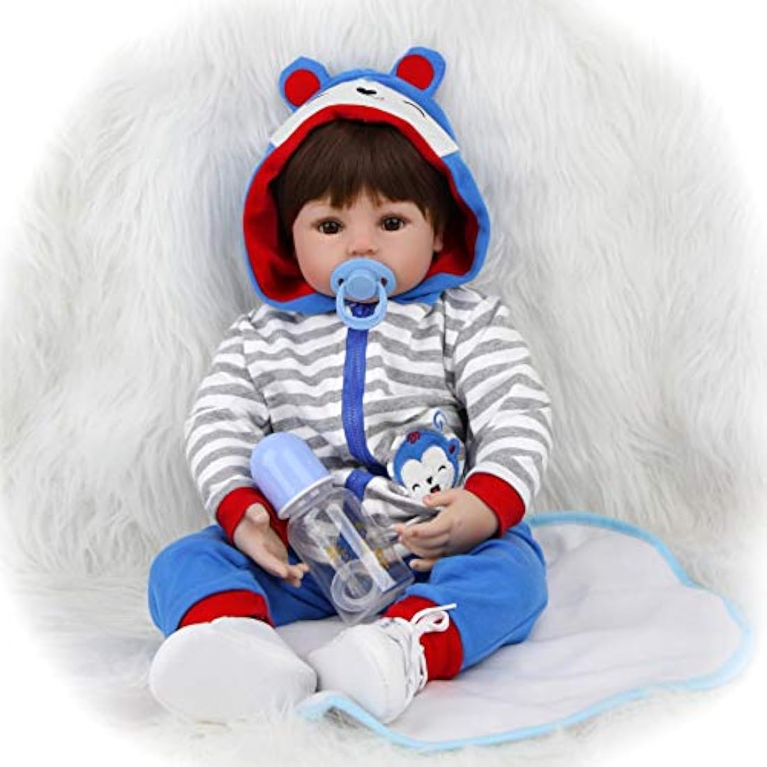 ZIYIUI 20" Reborn Baby Doll Boy | Realistic Soft Silicone Vinyl Toy