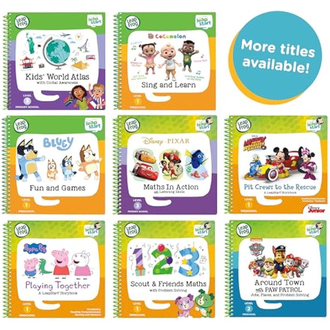 LeapStart 3D Activity Book: Preschool Reading & Writing Skills