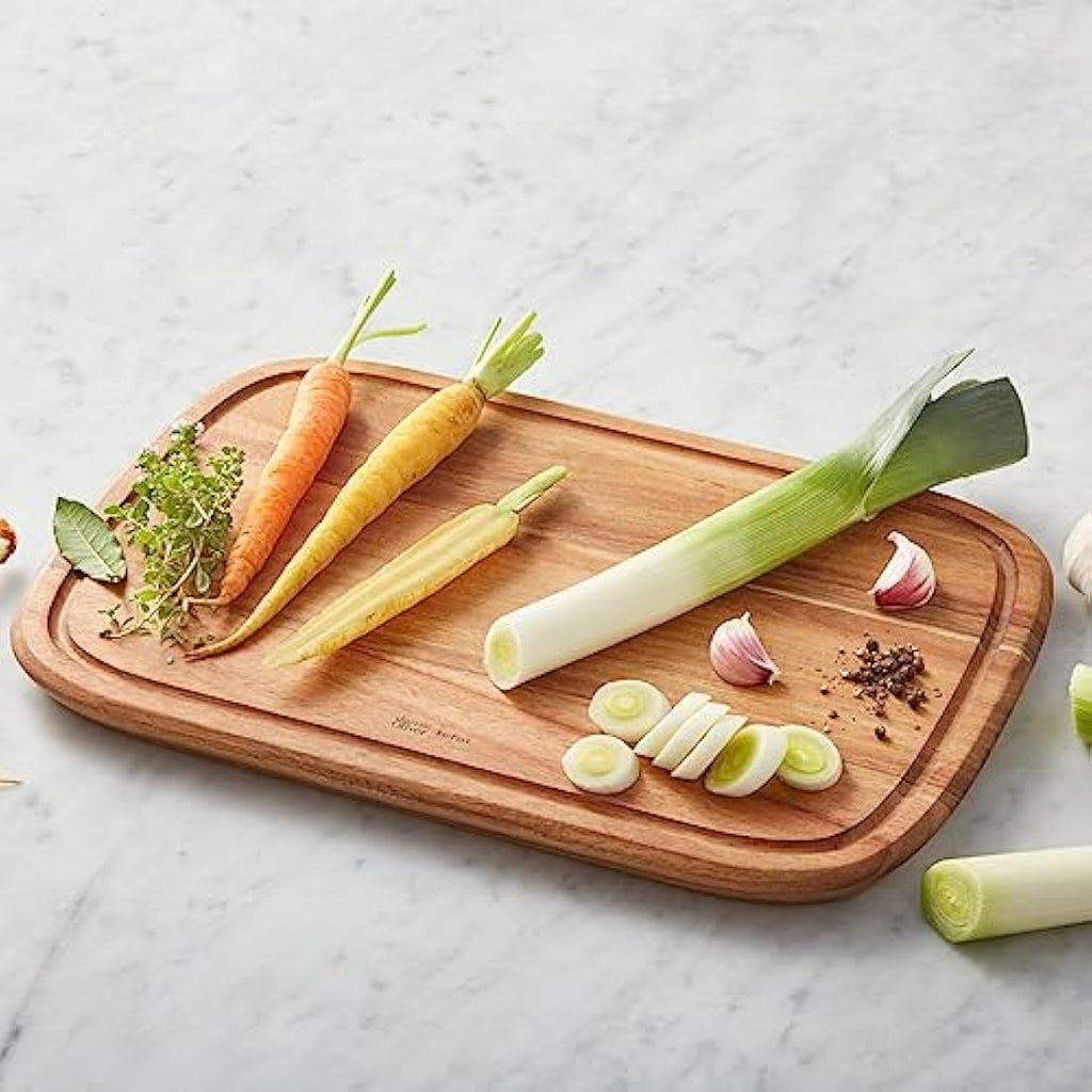 Tefal Jamie Oliver Acacia Wood Chopping Board – Medium Cutting Board