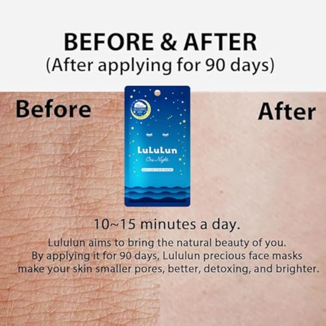 Lululun One Night Rescue Clarity Brightening Sheet Mask - 5 Sheets